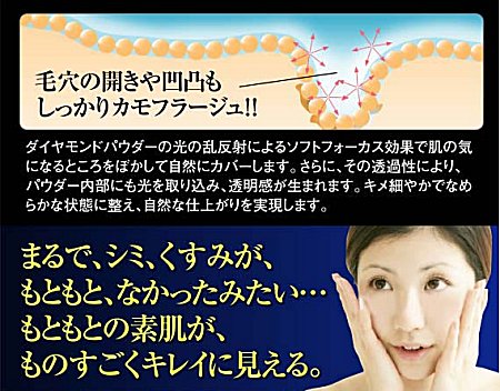 毛穴開きもしっかりカモフラージュ。